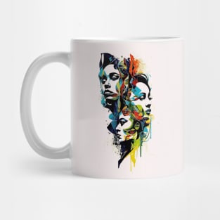 Tres damas Unidas Mug